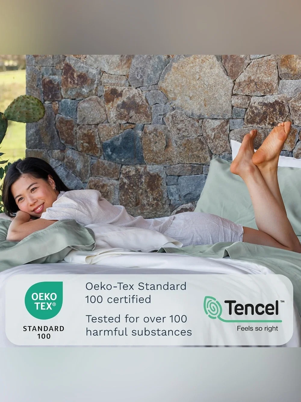 NWT Olive + Crate Tencel King Duvet Cover Hypoallergenic Cooling Eucalyptus
